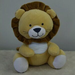 Just One You by Carter's Lion Plush Stuffed Animal NO SOUND Tan Brown Blue White
